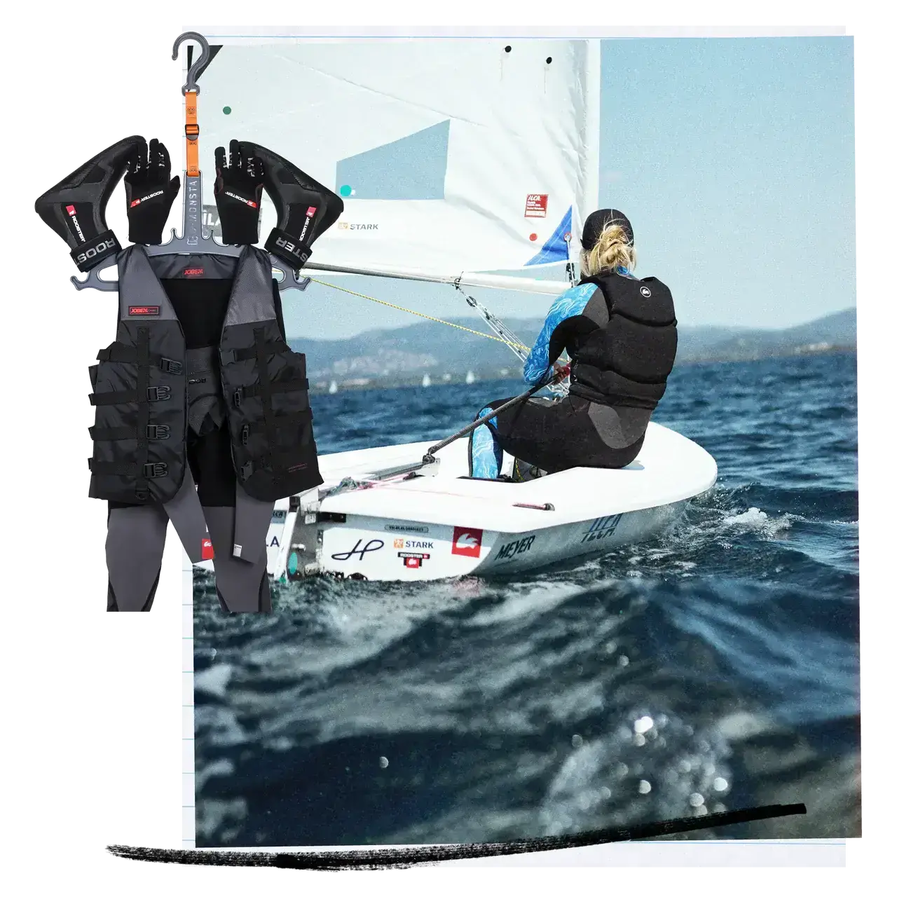 Sailing Wetsuit Hanger | C-MONSTA