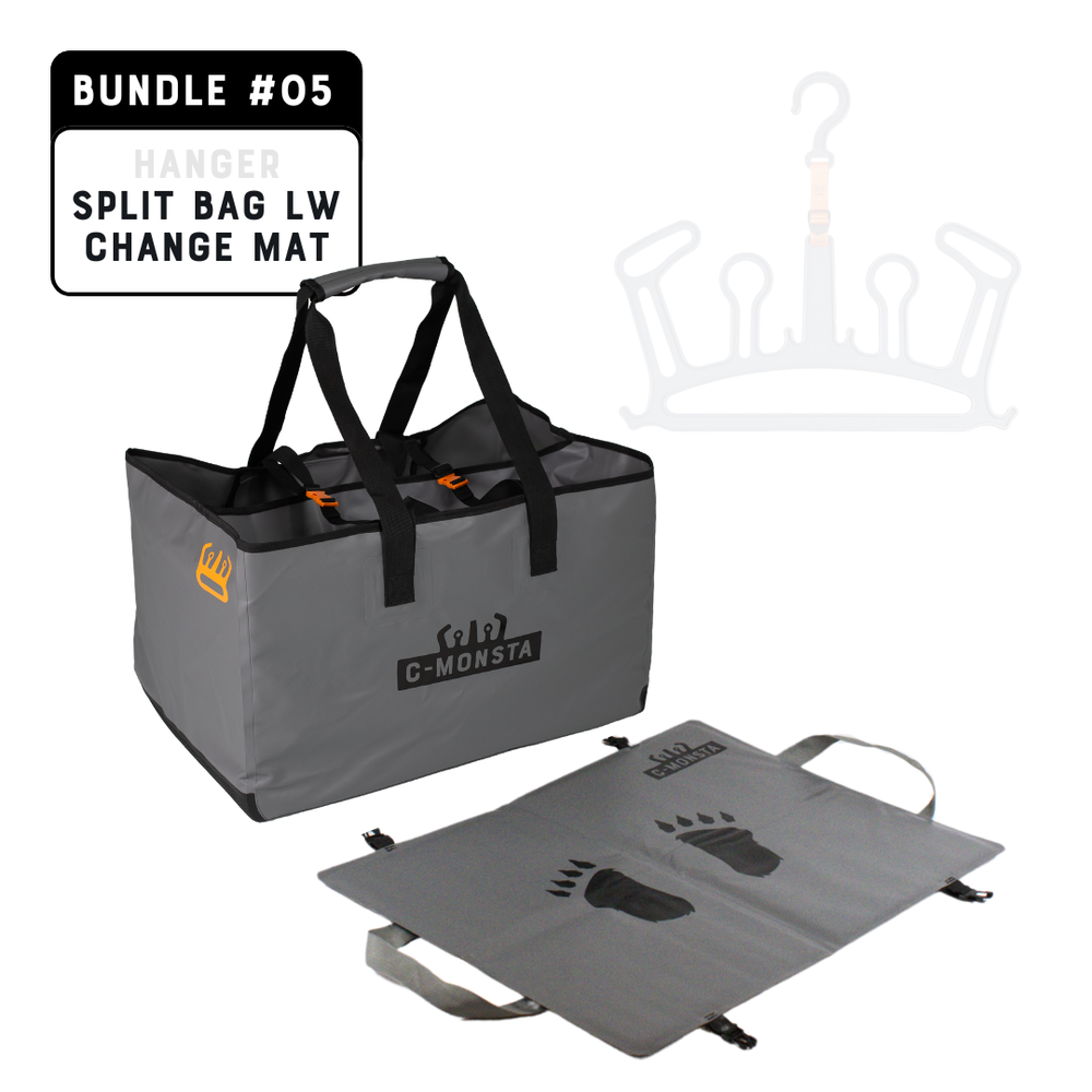 #05 Split Bag Lightweight and Changing Mat Bundle (UK)