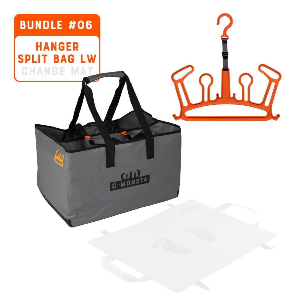 #06 Split Bag Lightweight and Orange Hanger Bundle (UK)