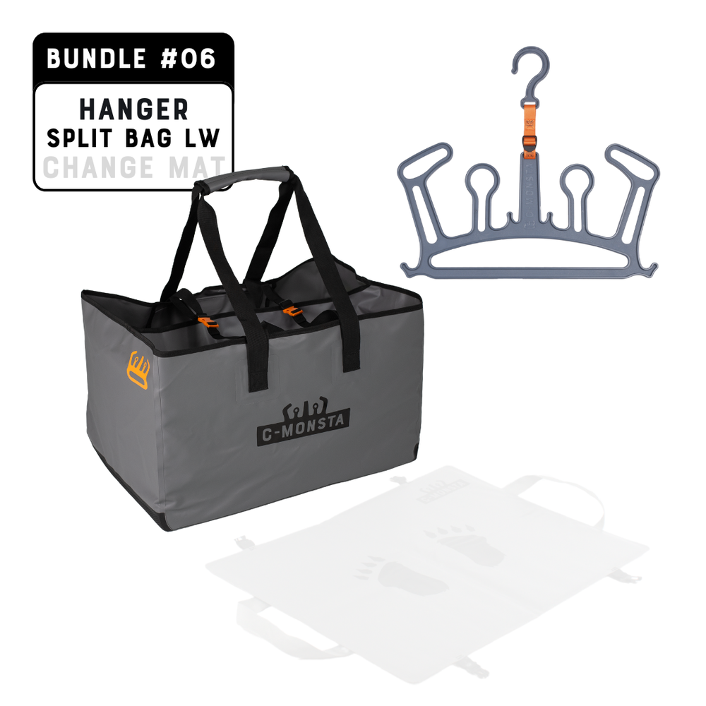 #06 Split Bag Lightweight and Grey Hanger Bundle (UK)