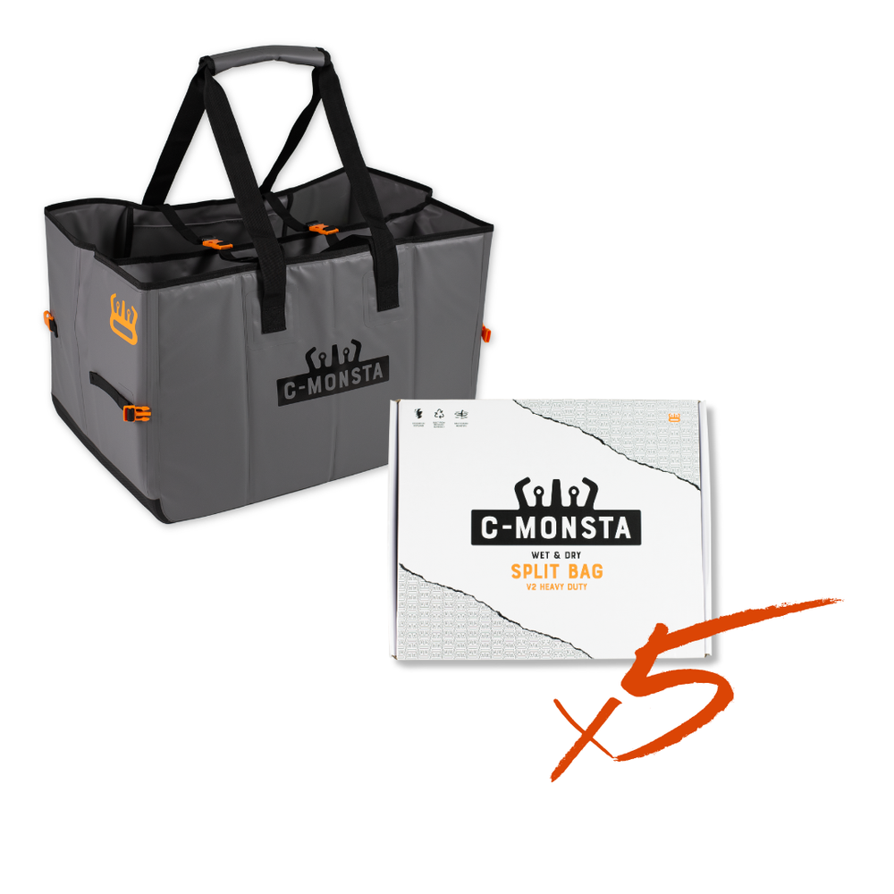 C-Monsta Heavy Duty Split Bag For Retailers x5 - V2 (UK)