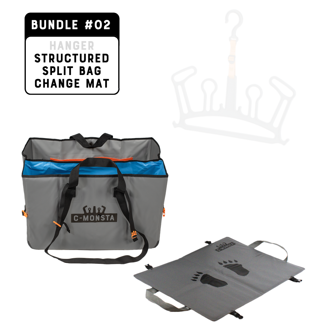 Bundle #02: Structured Split Bag V3 and changing mat