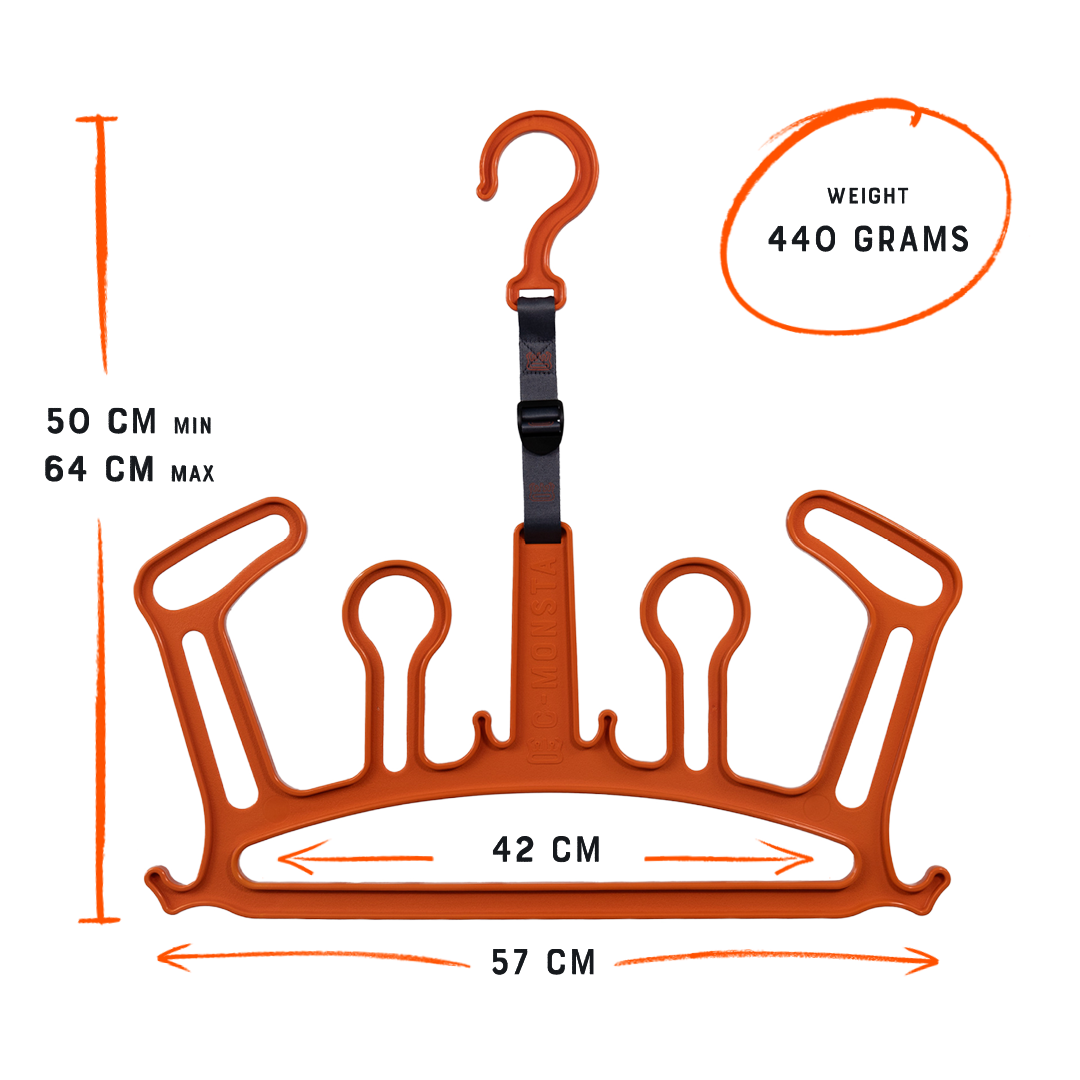 C-Monsta Wetsuit Hanger V2 - Orange (UK) - C-MONSTA