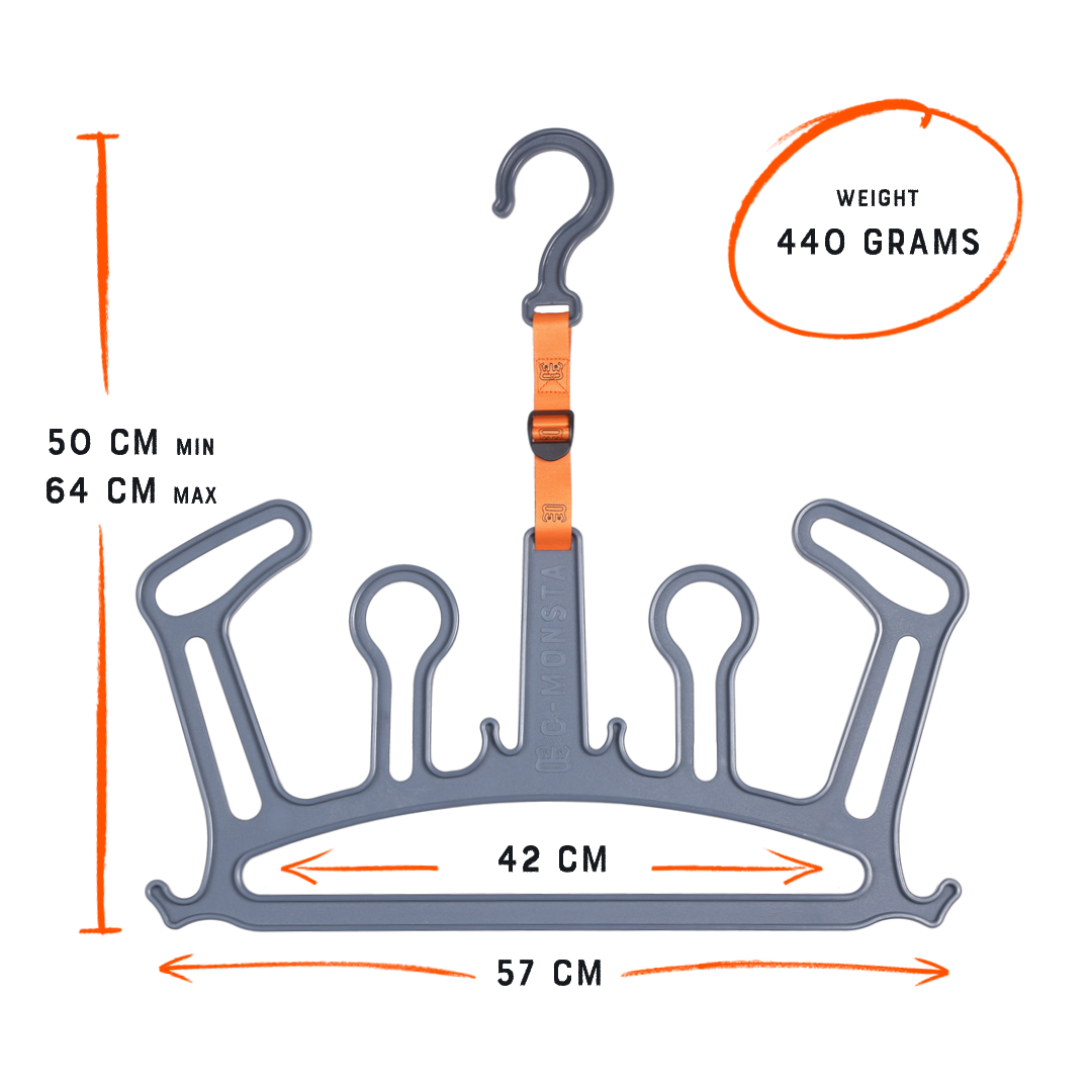 C-Monsta Wetsuit Hanger V2 (UK) - C-MONSTA