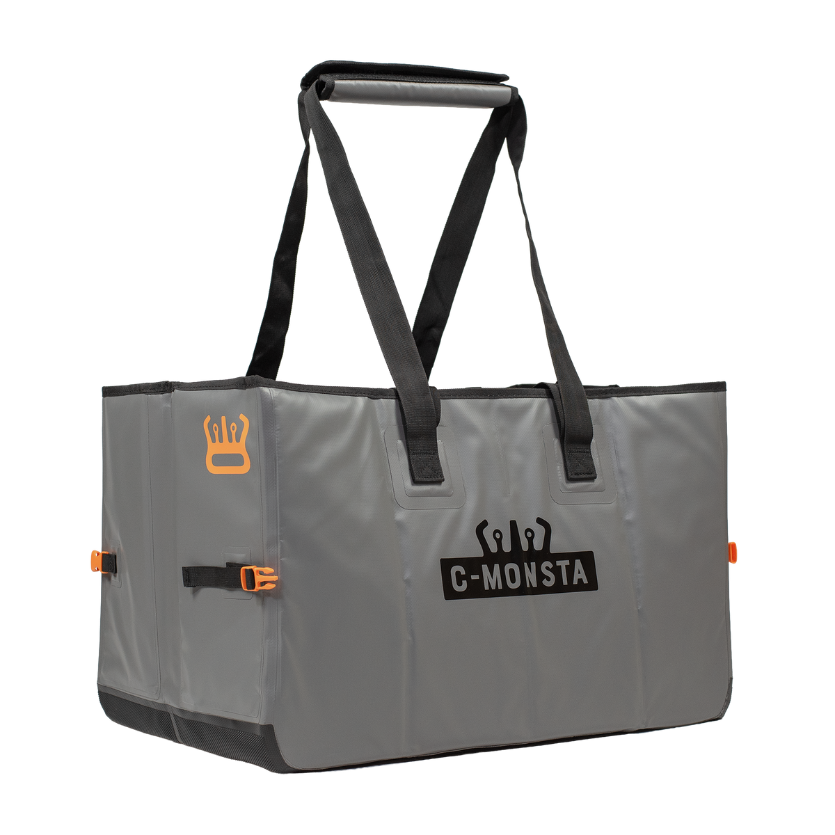 C-Monsta Structured Split Bag V3 side angle showing rigid walls that hold their shape like a box