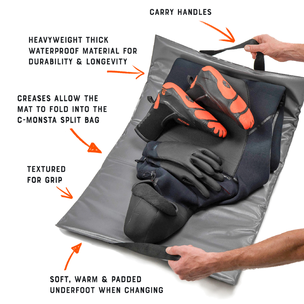 
                      
                        Split Bag, Grey Hanger and Changing Mat Bundle (US) - C-MONSTA
                      
                    