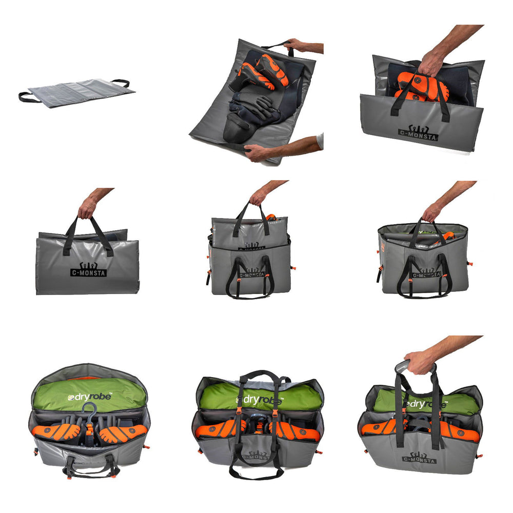 
                      
                        Split Bag and Changing Mat Bundle (UK) - C-MONSTA
                      
                    