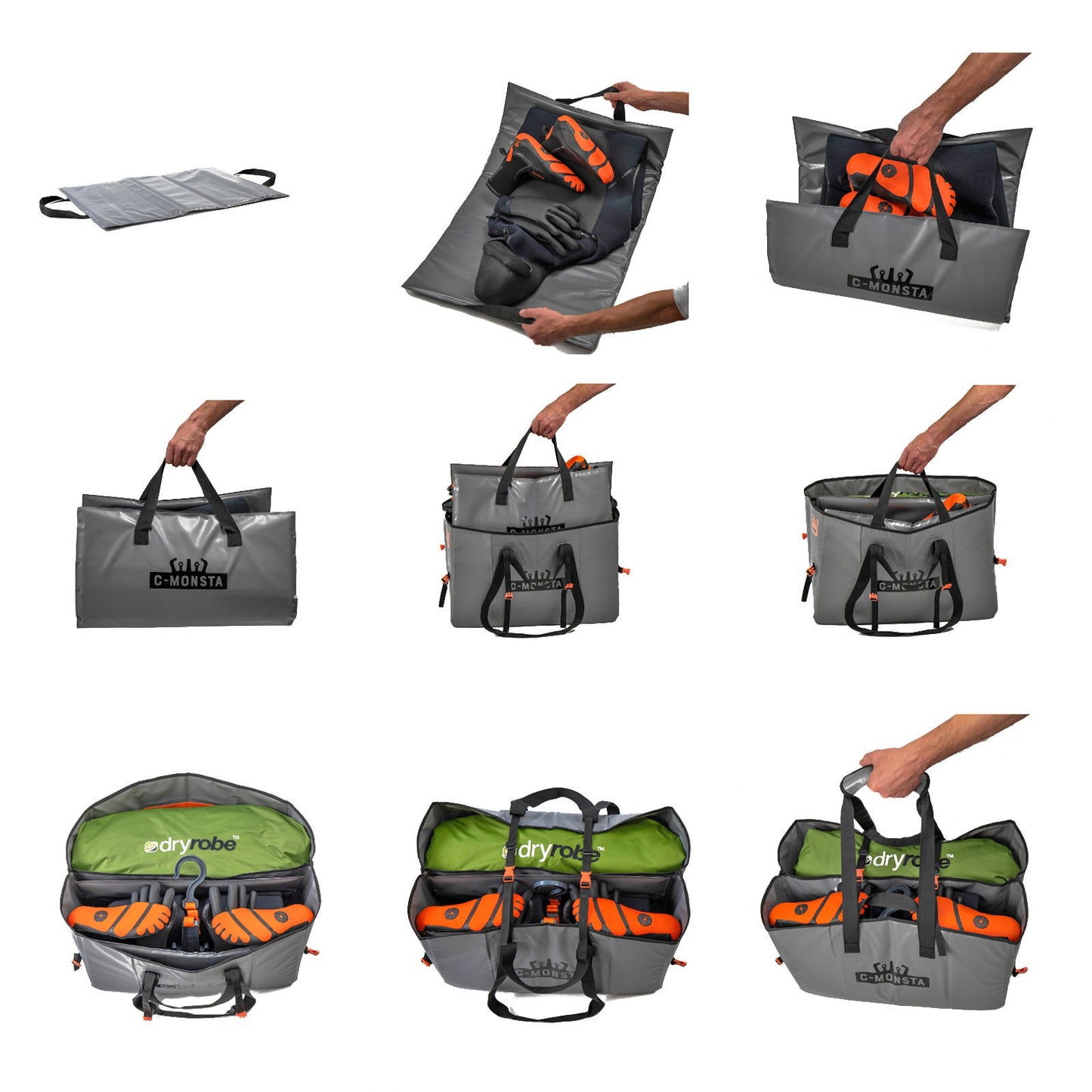 Split Bag and Changing Mat Bundle (UK) - C-MONSTA