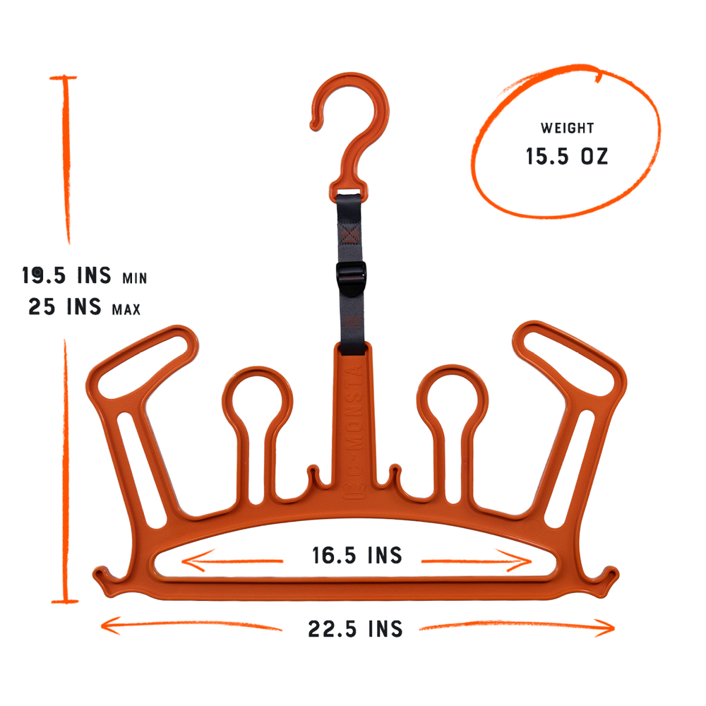 
                      
                        c-monsta Wetsuit Hanger V2 - Orange (US) - C-MONSTA
                      
                    
