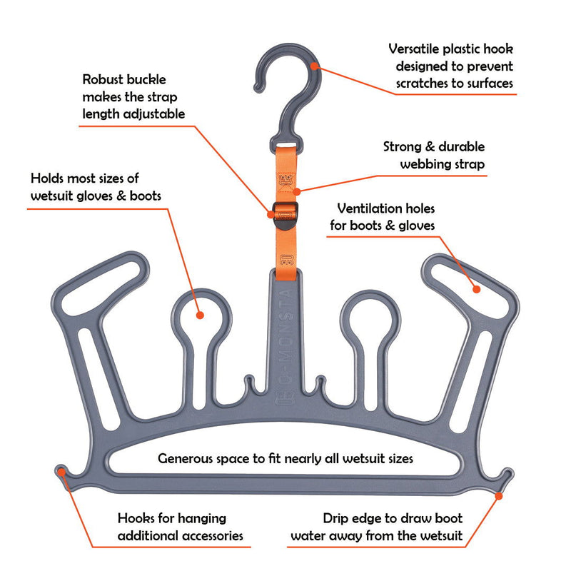 c-monsta Wetsuit Hanger V2 (US) - C-MONSTA