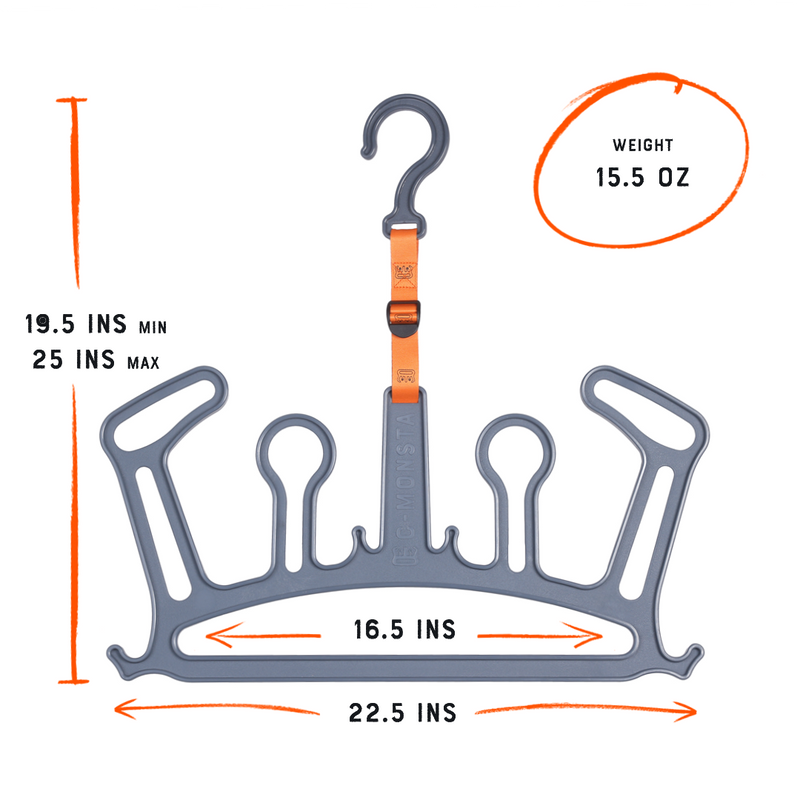 c-monsta Wetsuit Hanger V2 (US) - C-MONSTA